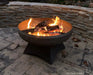 Ohio Flame Liberty Fire Pit with Standard Base- Lifestyle  Backyard