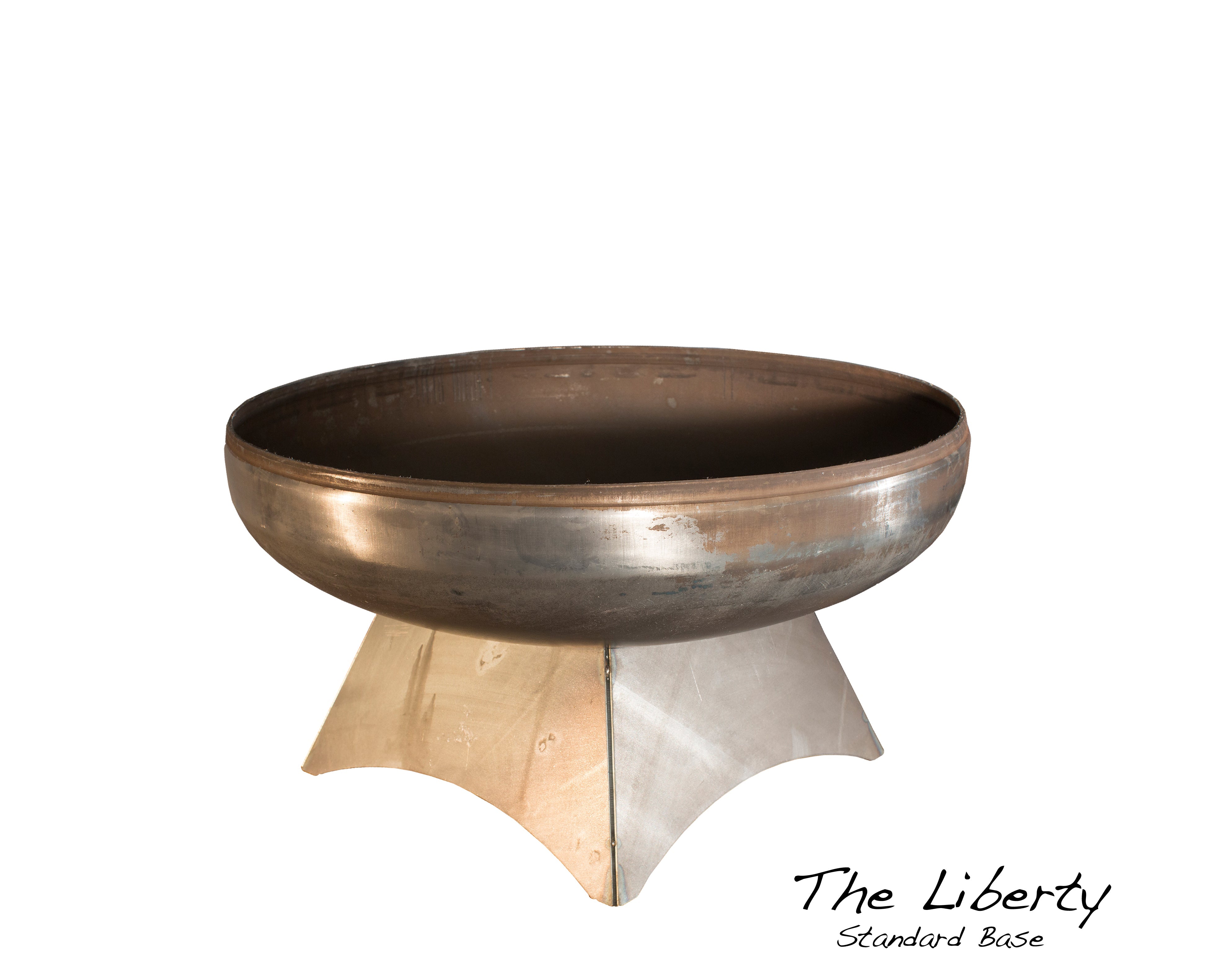 Ohio Flame Liberty Fire Pit with Standard Base- Side View