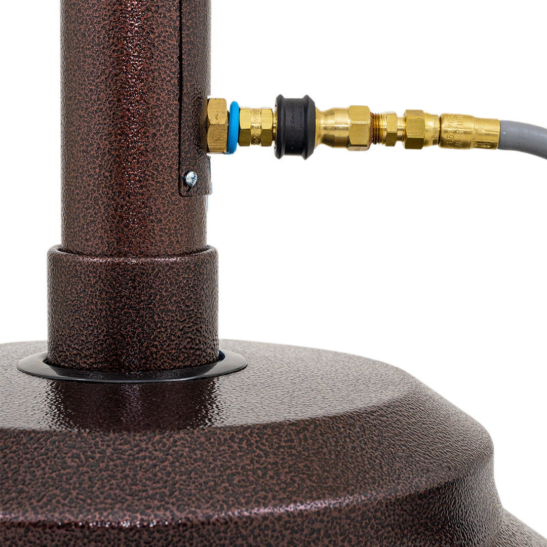 Patio Comfort Natural Gas Patio Heater with Push Button - Antique Bronze- NPC05 AB - Hose