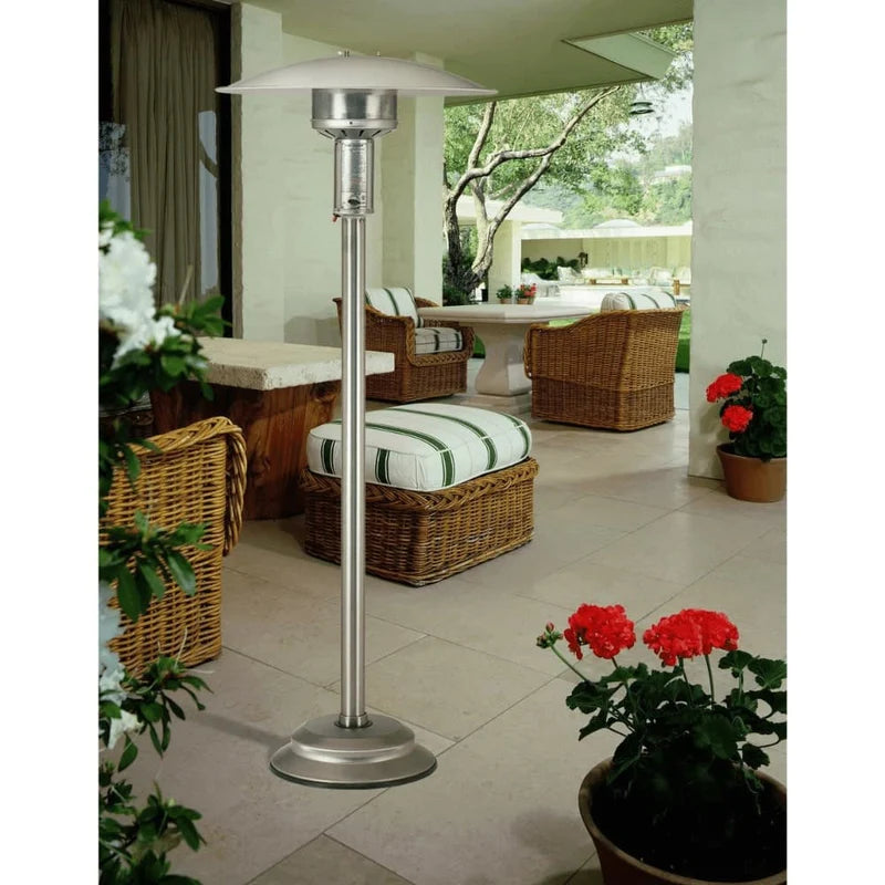 Patio Comfort Natural Gas Patio Heater with Push Button Ignition - Stainless Steel - NPC05 SS - Outdoor Living Room