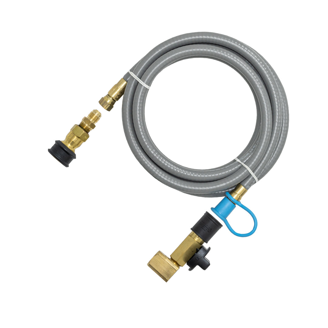 Patio Comfort Patio Natural Gas Hose with Quick Disconnect - 12 Foot-Patio Comfort-greenlightheating