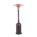 Patio Comfort Propane Patio Heater with Push Button Ignition - Antique Bronze Vintage - PC02CAB - Heater On