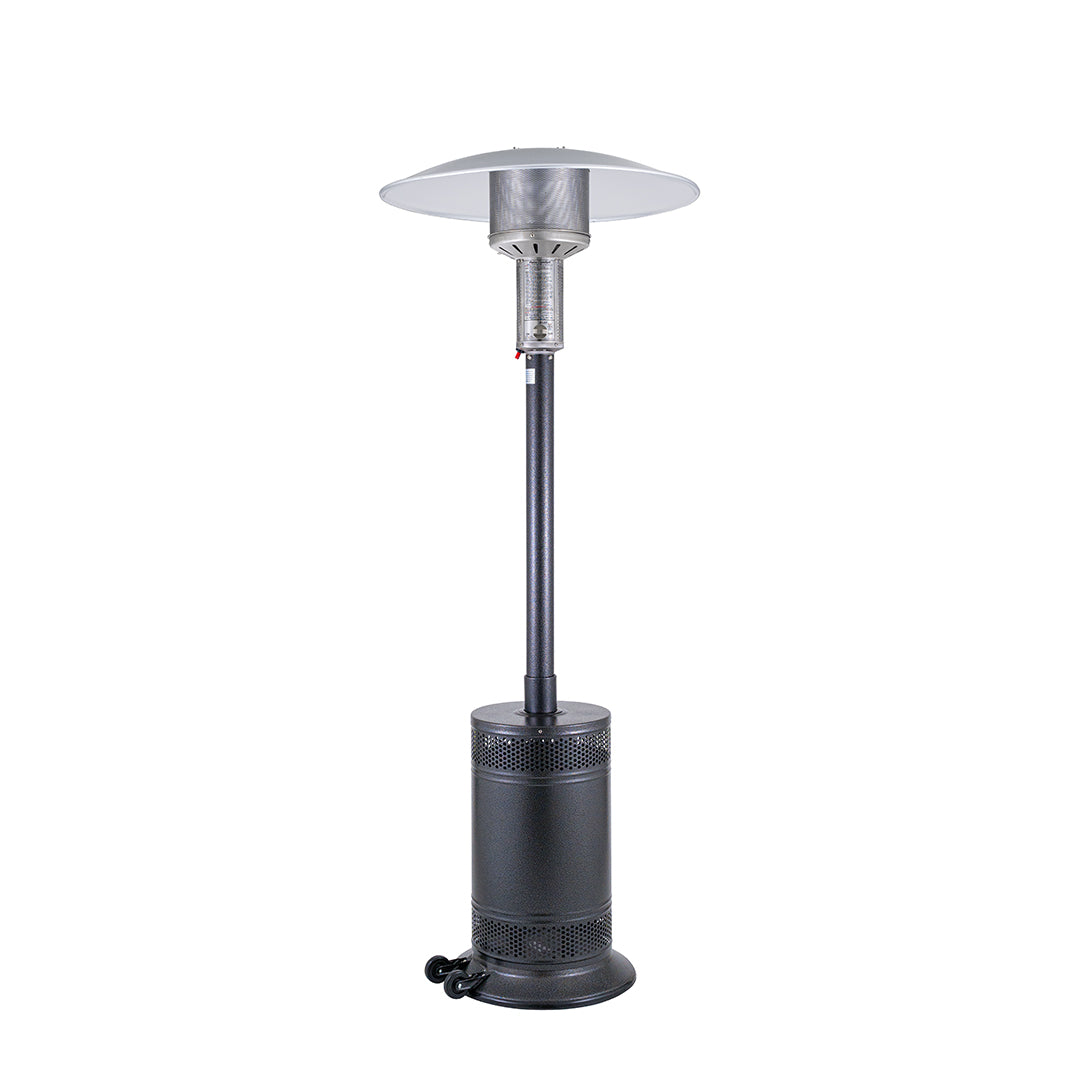 Patio Comfort Propane Patio Heater with Push Button Ignition -Jet/Silver Vein- PC02J - Main View