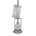 Patio Comfort Propane Patio Heater with Push Button Ignition - Stainless Steel- PC02SS - Tank Full View