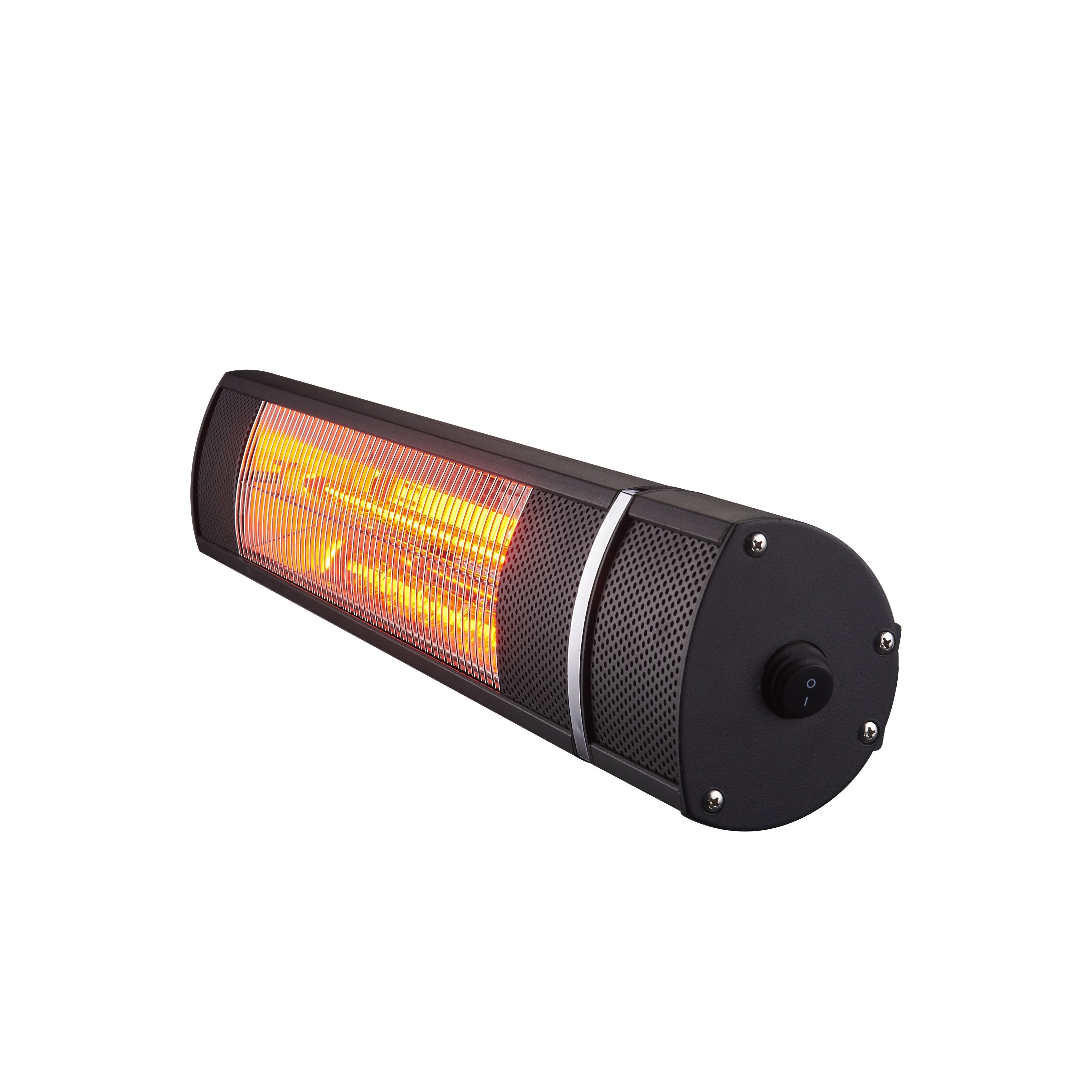 RADtec 25" Golden Tube Electric Patio Heater 1500W - 110V - G15-IR-GEN-SRS - Side View