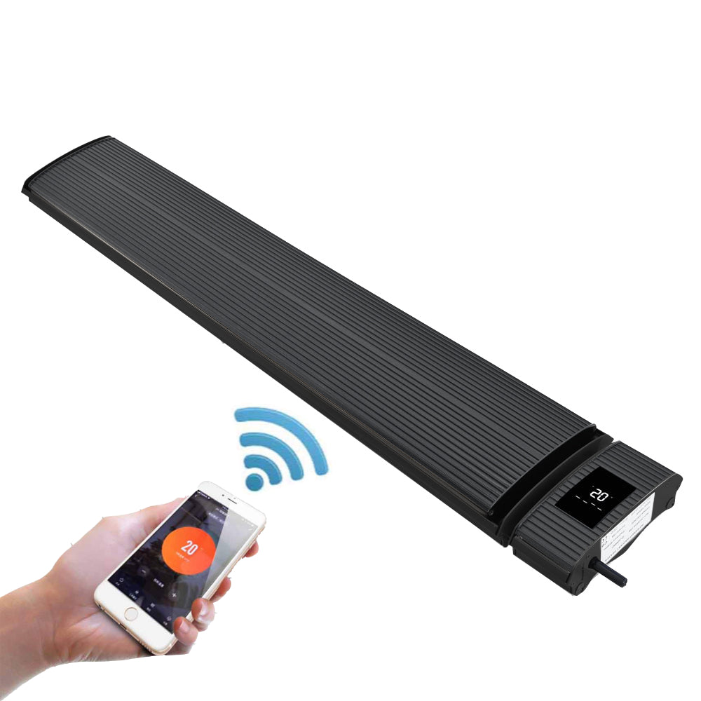 RADtec WiFi Smart Controlled Zero Light Electric Infrared Patio Heater