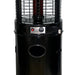RADtec 80 Ellipse Flame Propane Patio Heater - Black with Ruby Glass 41,000 BTU  - 80-ELL-FLM-HT - Middle Parts View
