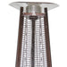 RADtec 93 Pyramid Flame Propane Patio Heater - Antique Bronze Finish 41,000 BTU - 93-PYR-FLM-AB - Upper View