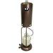 RADtec 96 Real Flame Natural Gas Patio Heater - Antique Bronze Finish 40,000 BTU - 96-NTR-GAS-AB - Full View With Gas Tank