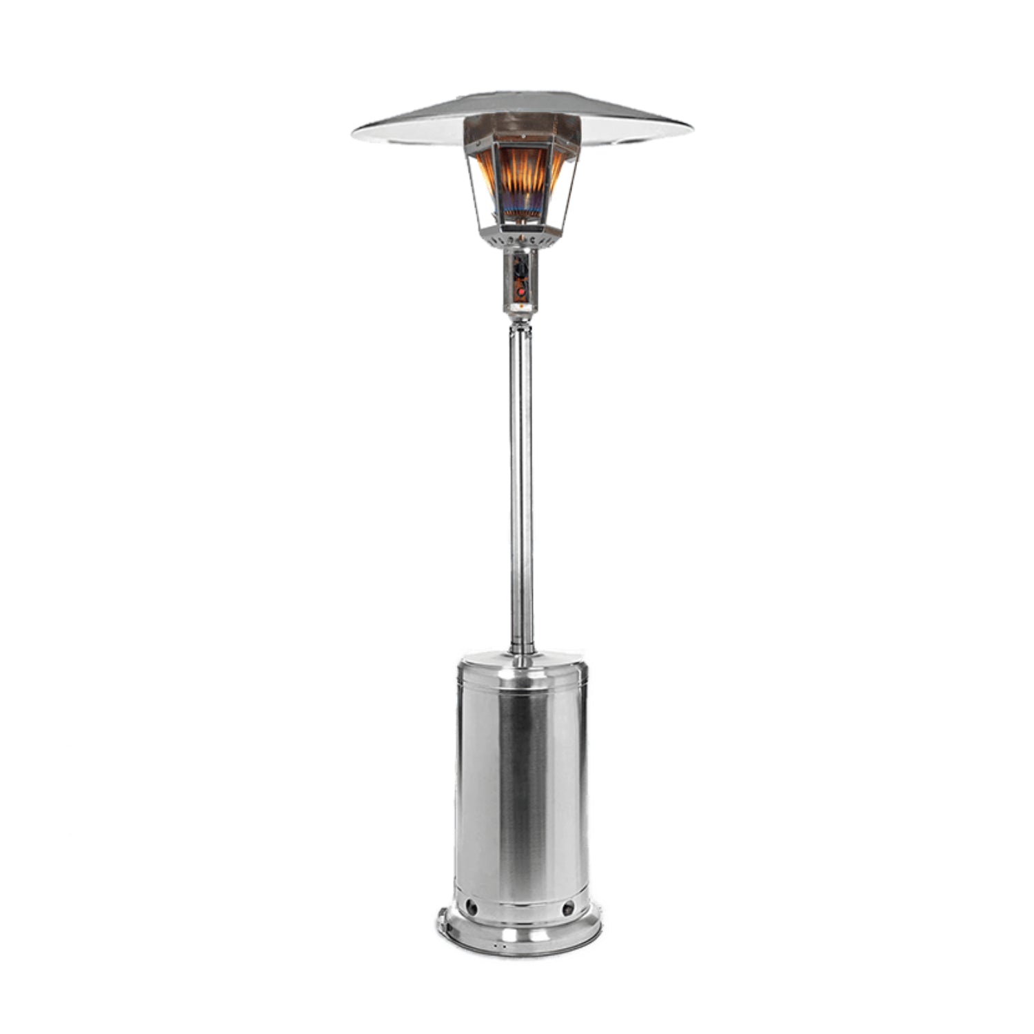 RADtec 96 Real Flame Natural Gas Patio Heater - Stainless Steel Finish 40,000 BTU  - 96-NTR-GAS-SS - Main View