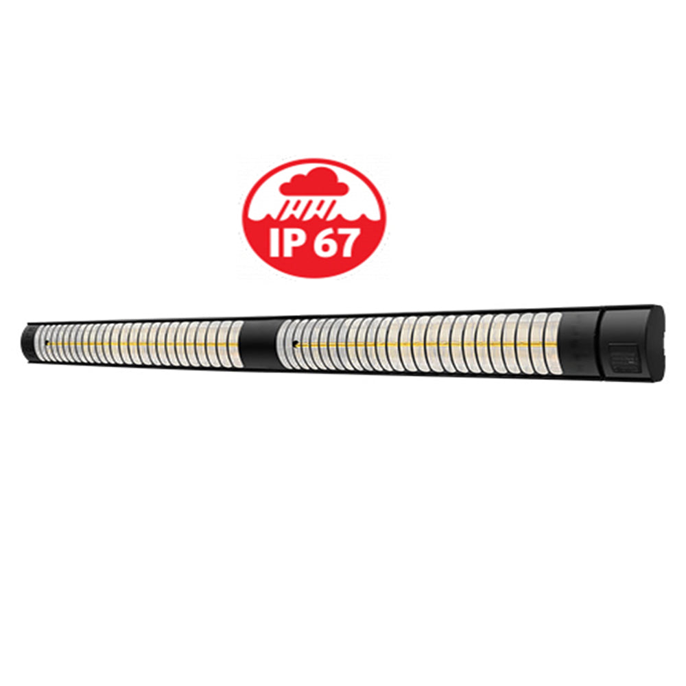 RADtec T4000/12R - 50 Weatherproof Electric Patio Heater 4000W-220V - 50-TOR-INF-HT - Side View