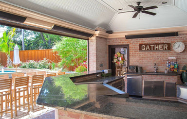 RADtec Zero Light Electric Infrared Patio Heater 3200W - 220V - E32-IR-RDT-HTR - Lifestyle California Room