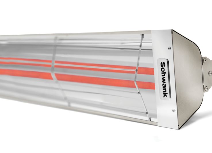 Schwank 33" ElectricSchwank Dual Element 3000W/208V Infrared Electric Patio Heater-Detail View