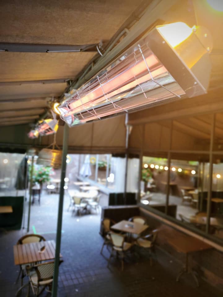 Schwank 33" ElectricSchwank Single Element 1500W/240V Infrared Electric Patio Heater- Resto Bar