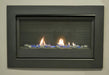 Sierra Flame Boston 36" Direct Vent Linear Gas Fireplace- Media Rocks With Flame