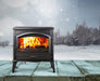 Sierra Flame Lynwood 76" Wood Cast Iron Fireplace - Black - Lifestyle Outdoor