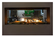 Sierra Flame Lyon 48" 4 Sided See Through Natural Gas Fireplace- Front View