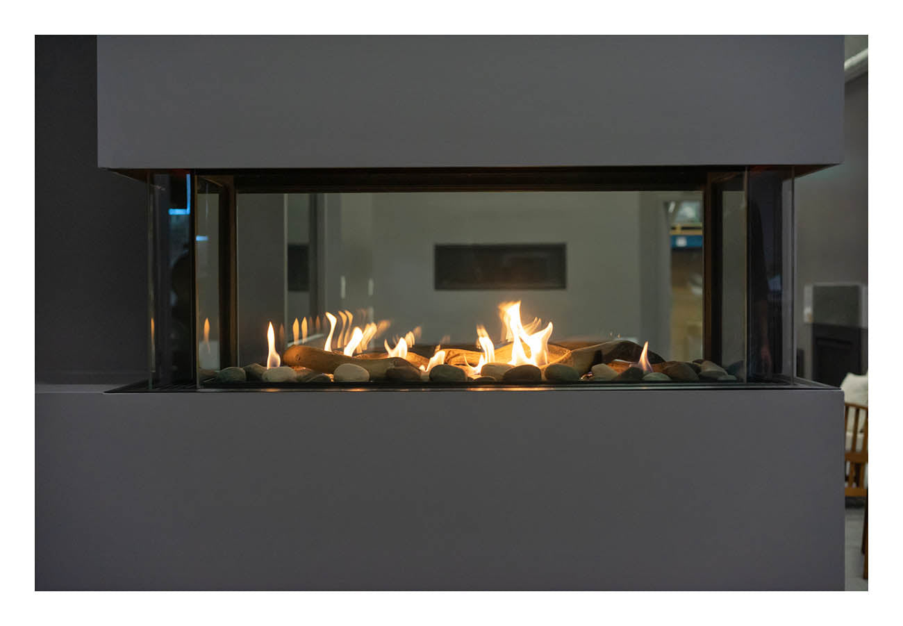 Sierra Flame Lyon 48" 4 Sided See Through Natural Gas Fireplace- Main View
