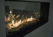 Sierra Flame Lyon 48" 4 Sided See Through Natural Gas Fireplace- Side View