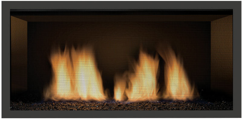 Sierra Flame Newcomb 36" DELUXE Direct Vent Linear Gas Fireplace- Close up screen