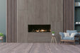 Sierra Flame Vienna Direct Vent Linear Gas Fireplace - Natural Gas or Liquid Propane- Lifestyle Minimalist Room