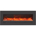 Sierra Flame by Amantii 34" Wall Mount/Flush Mount Electric Fireplace with Deep Charcoal Colored Steel Surround- WM-FML-34-4023-STL- Main View