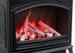 Sierra Flame Cast Iron Freestanding Electric Stove - E70 Birch Orange MEdia