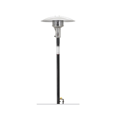 Sunglo Natural Gas Permanent Post Patio Heater with Automatic Ignition - Black- PSA265VE- Main View