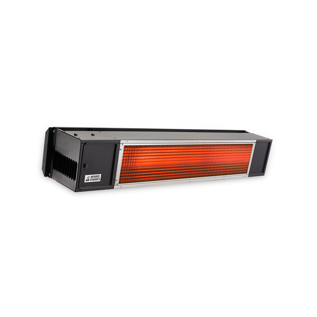 Sunpak Infrared Patio Heater Electronic Ignition -S25 Black- Left View