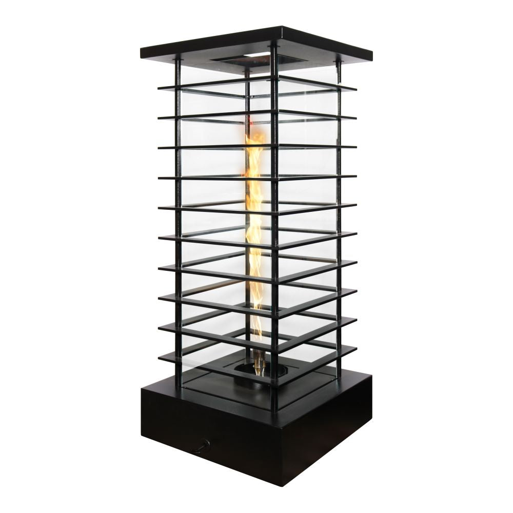 The Outdoor Plus 28" Square High-Rise Fire Tower-Powder Coated Metal- Main View