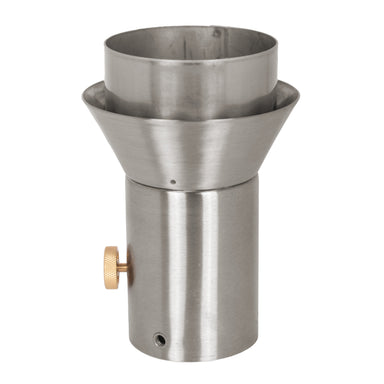 The Outdoor Plus Basket Torch with TOP Base -Stainless Steel-  Needle Valve