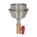 The Outdoor Plus Coral Torch with TOP Base - Stainless Steel-  Manual Ball Valve