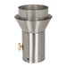 The Outdoor Plus Coral Torch with TOP Base - Stainless Steel- Needle Valve