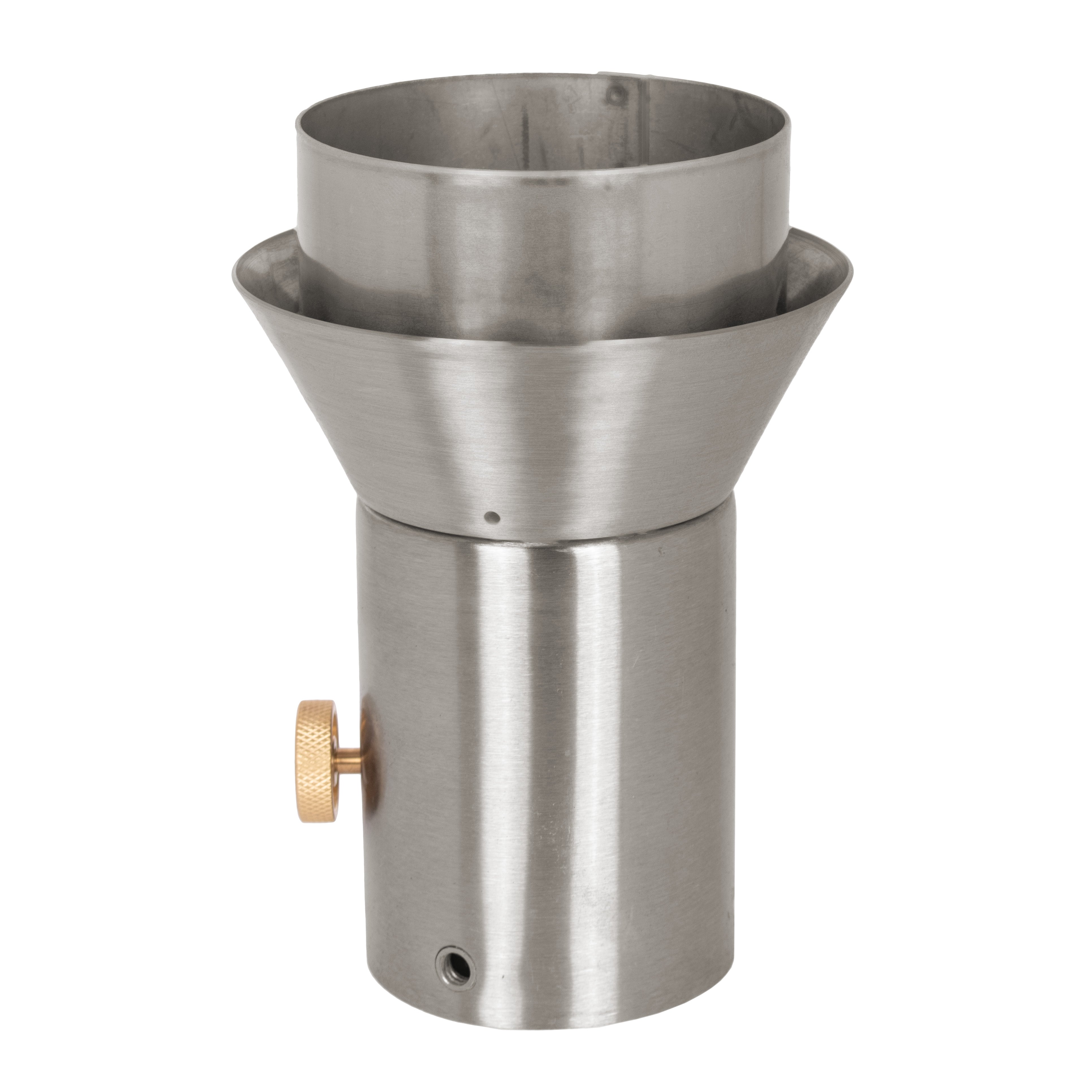 The Outdoor Plus Cyclone Torch with TOP Base -Stainless Steel- Needle Valve