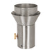 The Outdoor Plus Cyclone Torch with TOP Base -Stainless Steel- Needle Valve