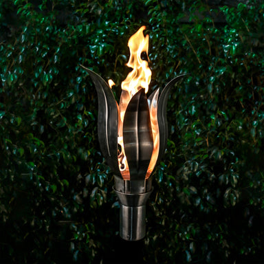 The Outdoor Plus Flower Torch with TOP Base -Stainless Steel- Main View