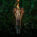 The Outdoor Plus Gothic Fire Torch with Top Base-Stainless Steel- Main View