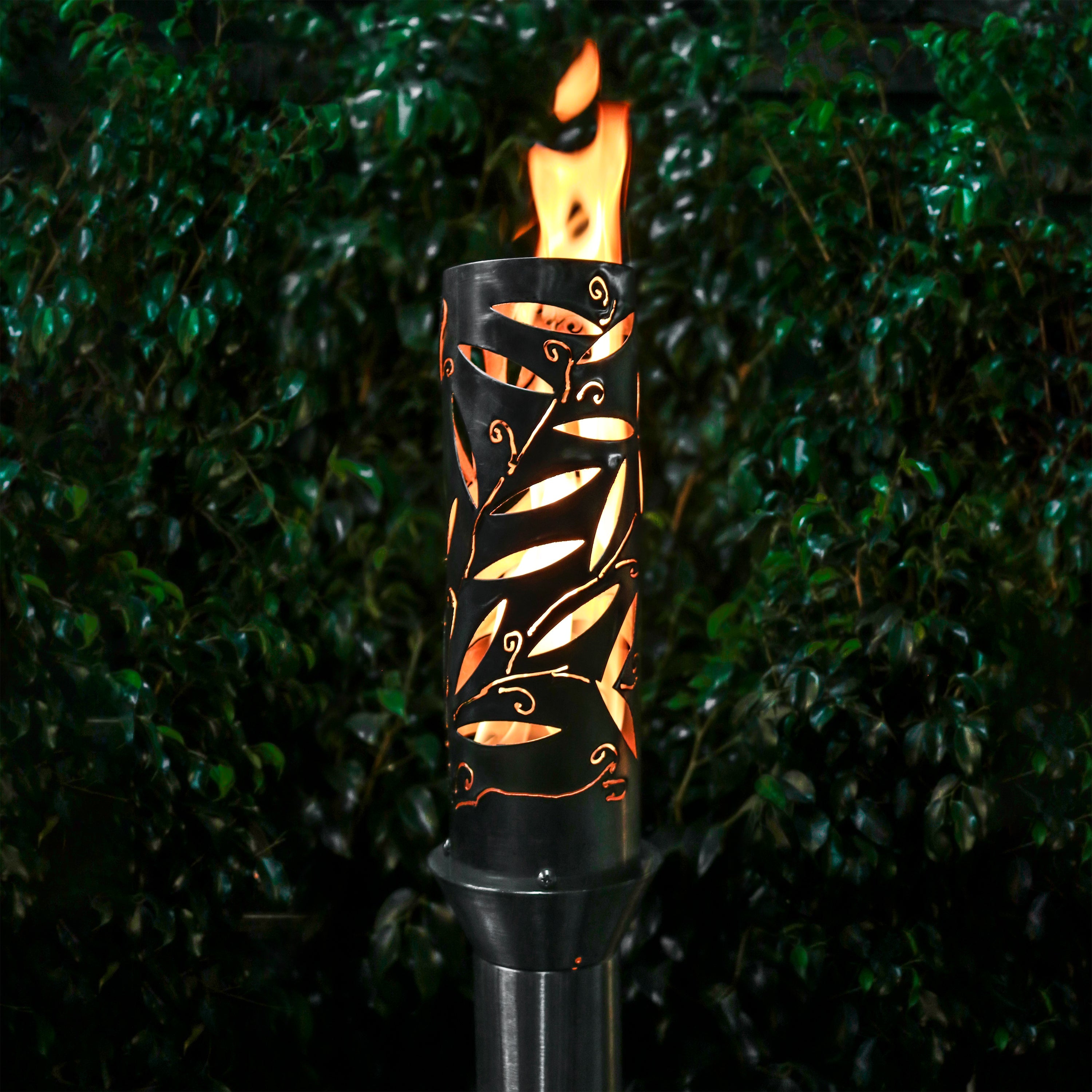 The Outdoor Plus Havana Torch with TOP Base - Stainless Steel- Main View
