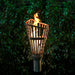 The Outdoor Plus Roman Original TOP Torch & Post Complete - Stainless Steel- Main View