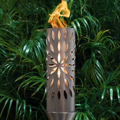 The Outdoor Plus Sunshine Torch with TOP Base -Stainless Steel- Main View