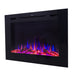 Touchstone Forte 40" Recessed Electric Fireplace -80006- Left Facing