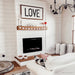 Touchstone Forte 40" Recessed Electric Fireplace -80006- Lifestyle Living Room White Shiplap Wall Electric Fireplace