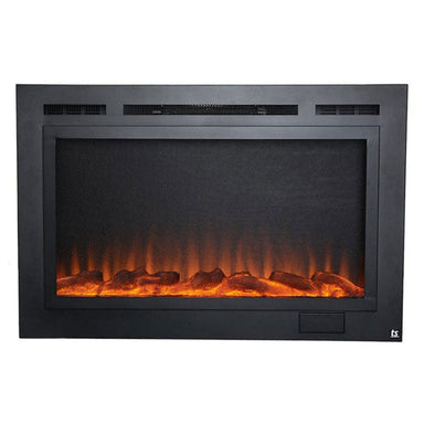 Touchstone Forte Steel Mesh Screen Non-Reflective 40" Recessed Electric Fireplace -80048- Main View