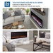 Touchstone - Sideline Elite Smart 50" WiFi-Enabled Recessed Electric Fireplace -80036- Lifestyle