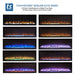 Touchstone -Sideline Elite Smart 84" WiFi-Enabled Recessed Electric Fireplace -80050- Color Combos
