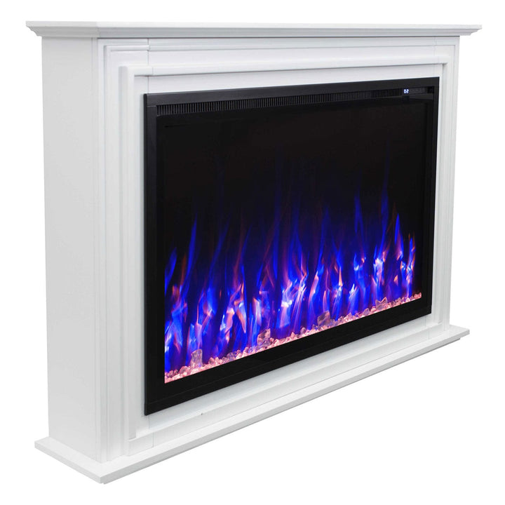 Touchstone - Sideline Elite® Forte® 40" Smart Electric Fireplace with Encase™ Surround Mantel -80052- Side View