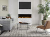Touchstone - Sideline Infinity 3 Sided 50" WiFi Enabled Smart Electric Fireplace -80045 Lifestyle Living Room Front View