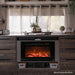 Touchstone - The Sideline 28" Recessed Electric Fireplace -80028- Lifestyle Table Top Electric Fireplace