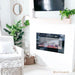 Touchstone - The Sideline 36" Recessed Electric Fireplace -80014- Lifestyle Living Room Farm House