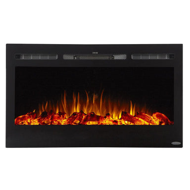 Touchstone - The Sideline 36" Recessed Electric Fireplace -80014- Main View